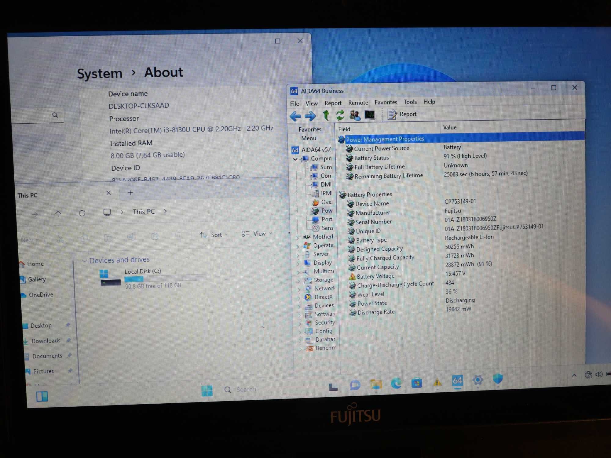 Ноутбук для малювання та дизайну Fujitsu Lifebook T938 i3/8Gb/128Gb