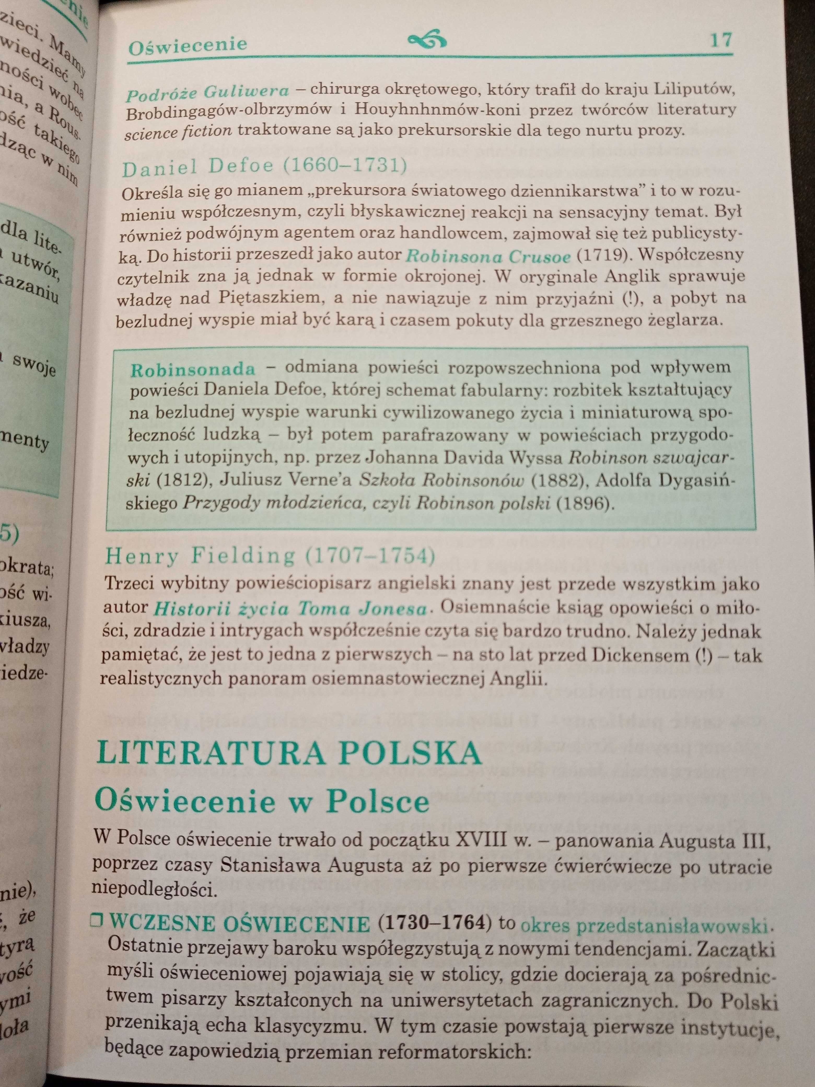 Ściąga z języka polskiego-oświecenie, romantyzm Joanna Lupas-Rutkowska