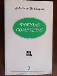 Poesias Completas de Mário de Sá Carneiro, editora Anagrama