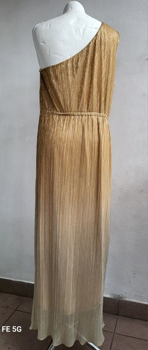 Sukienka złota dluga