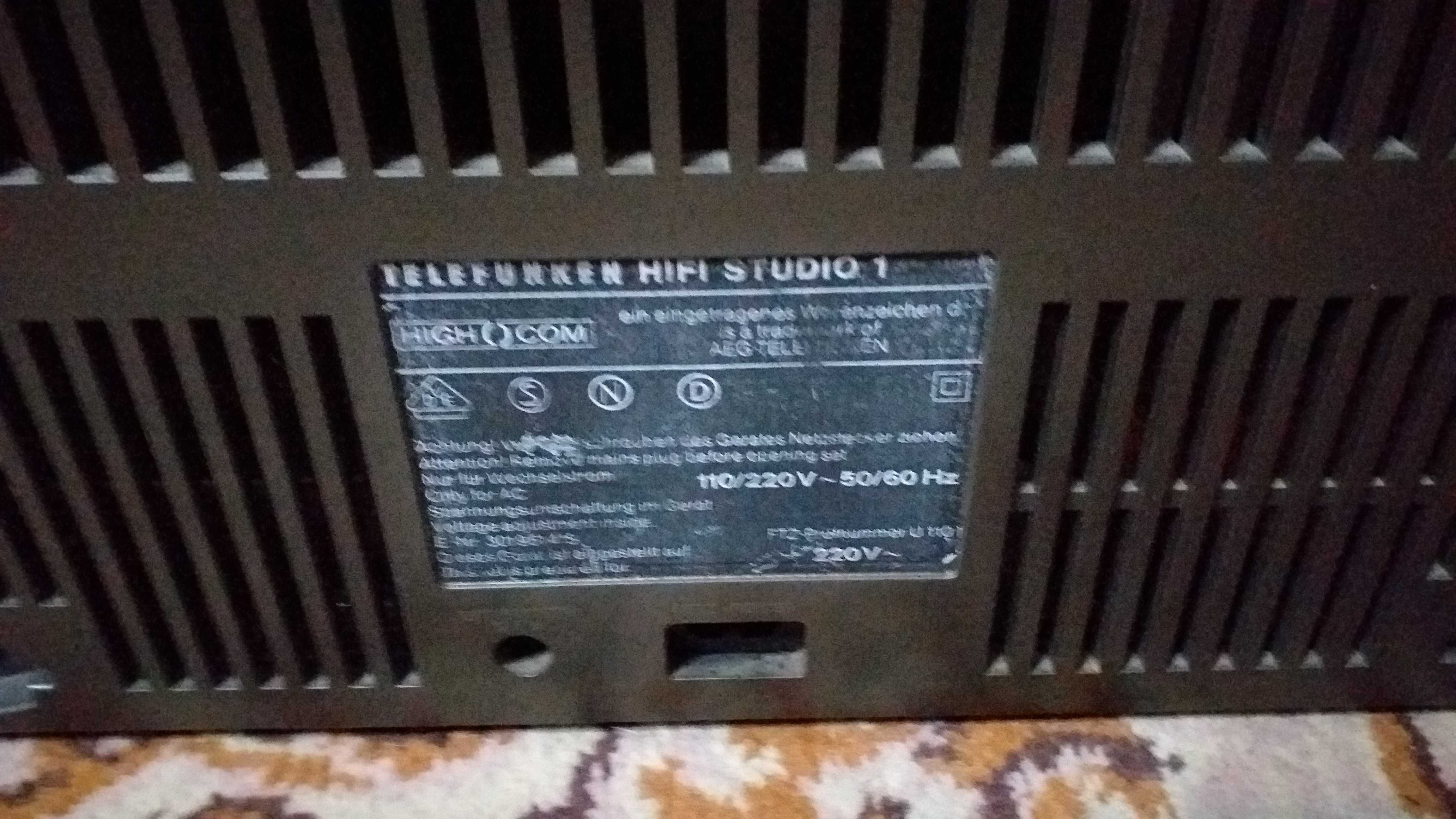 Radiomagnetofon Telefunken hi-fi