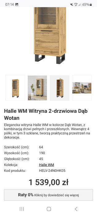 Meble Halle sprzedan