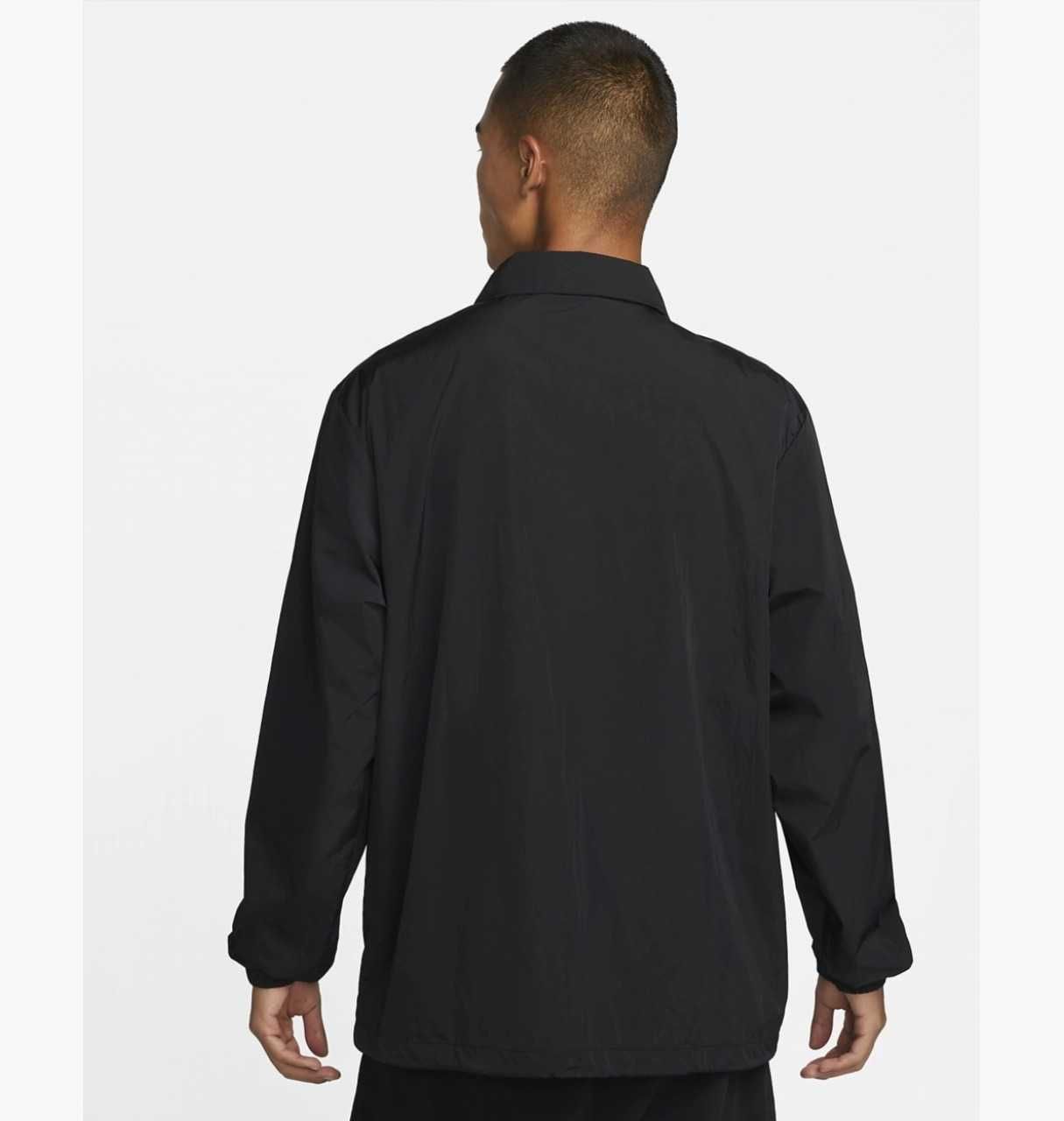 Куртка чоловіча Nike Coaches Jacket Black | DQ5005-010 | розмір М