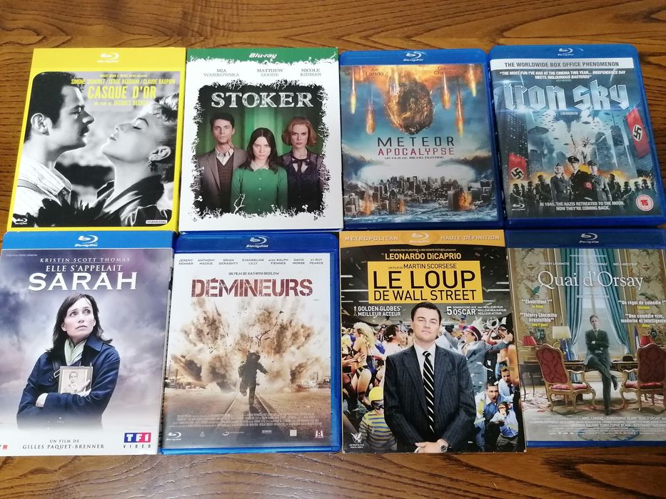 22 Blu-ray como novos para venda