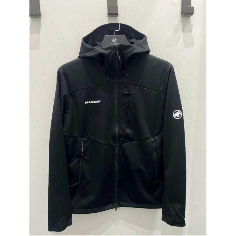 Мужская куртка Mammut Ultimate comfort SO hooded jacket men black