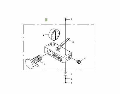 Zawór Zgniotu Krone Prasa Fortima KR10-16 VarioCombi Pack hydrauliczny