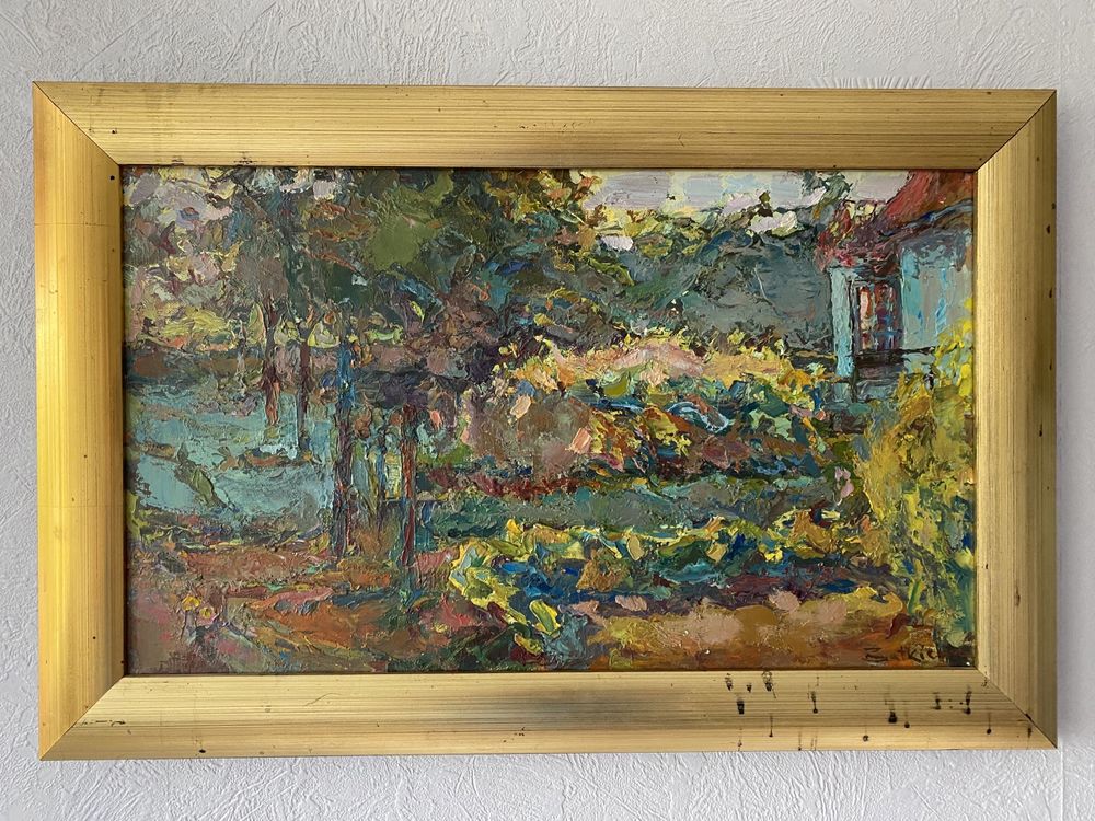 Piotr Butkiewicz znany wrocławski malarz, olej, płótno