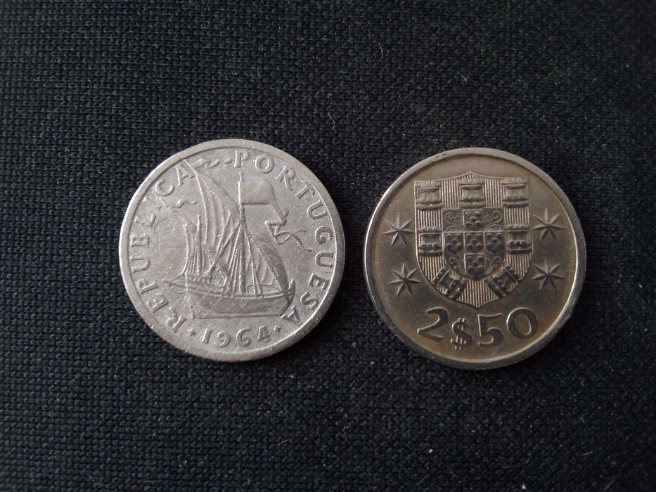 Moedas de escudo Portuguesas para colecionadores