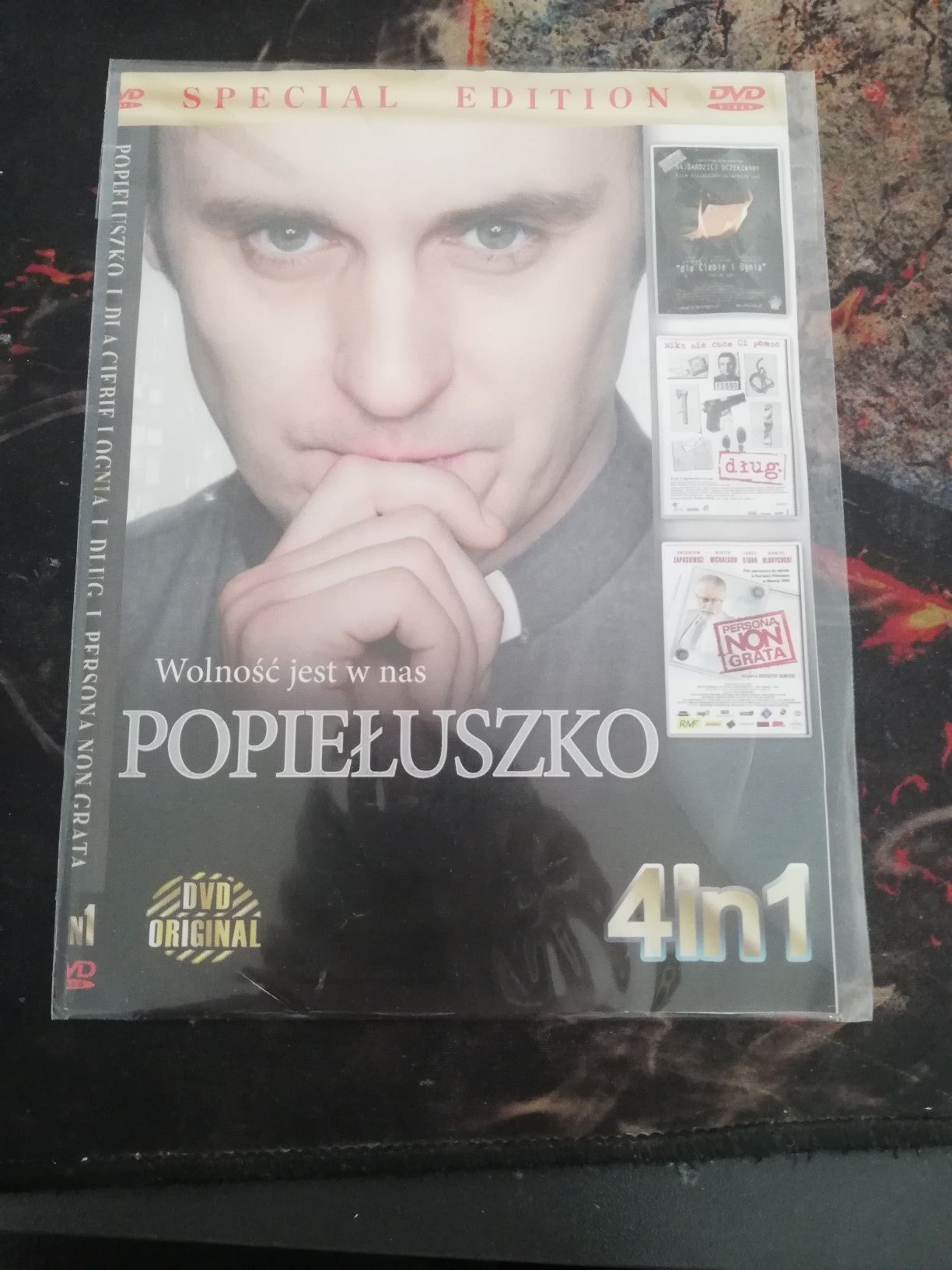 Filmy  na dvd Popiełuszko i inne w jednym