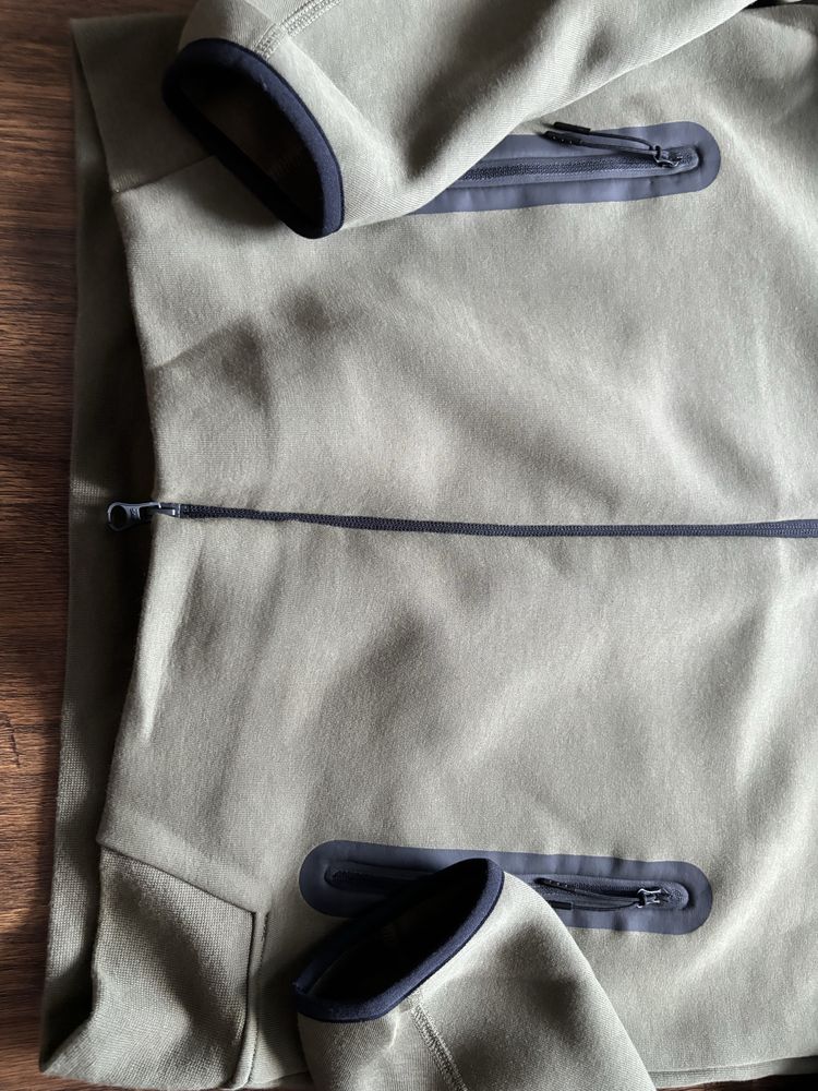 Толстовка Nike tech fleece olive original