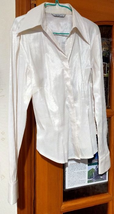 Новая Блузка, блуза,  белого цвета
