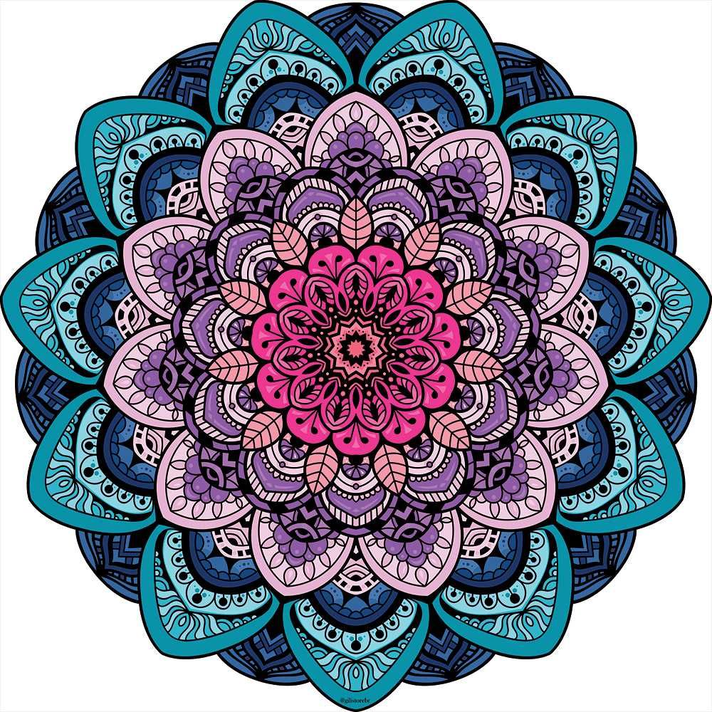 Tapete Mandala Decoração - Meditação - Decor - Premium