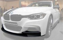 Dokładka Zderzaka Splitter BMW F30 F31 CZARNY POŁYSK / CARBON