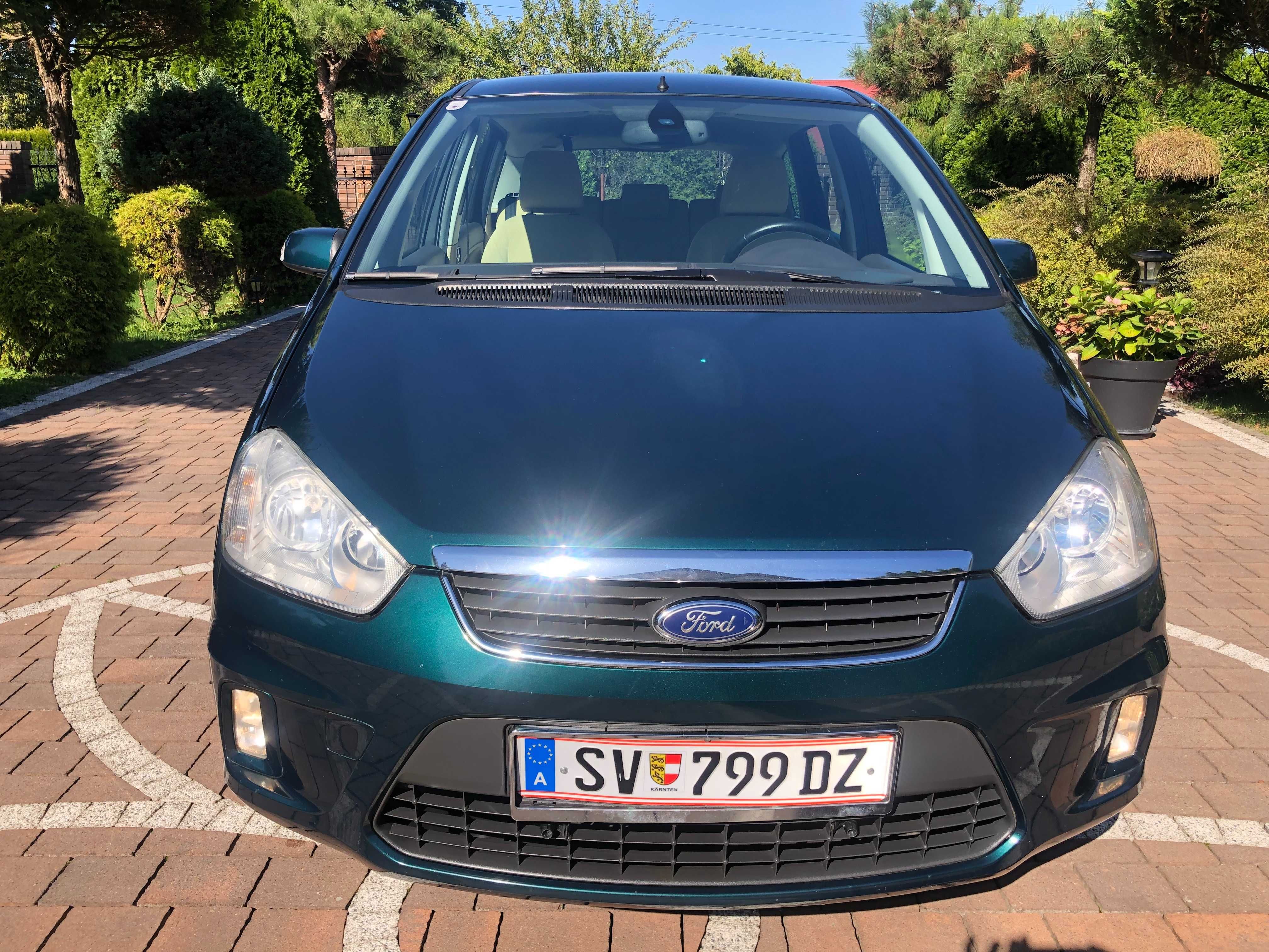 FORD C-MAX GHIA 2008 POJ. 2.0 benz. 145 km serwis  opłacony