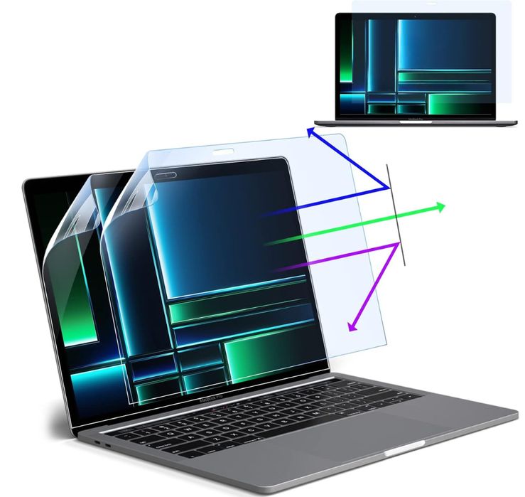 Ochrona Ekranu dla MacBook Pro 13" Air Filtr Niebieskiego Światła 2szt