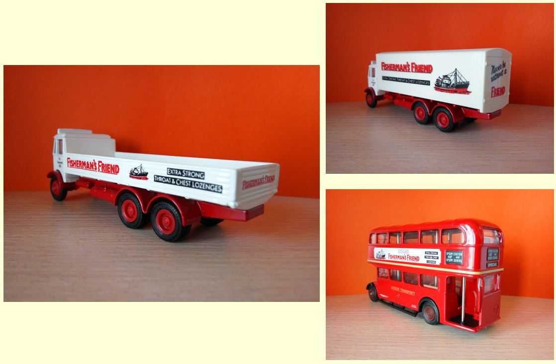 Набор моделей AEC - автобус + грузовики, EFE 1:76