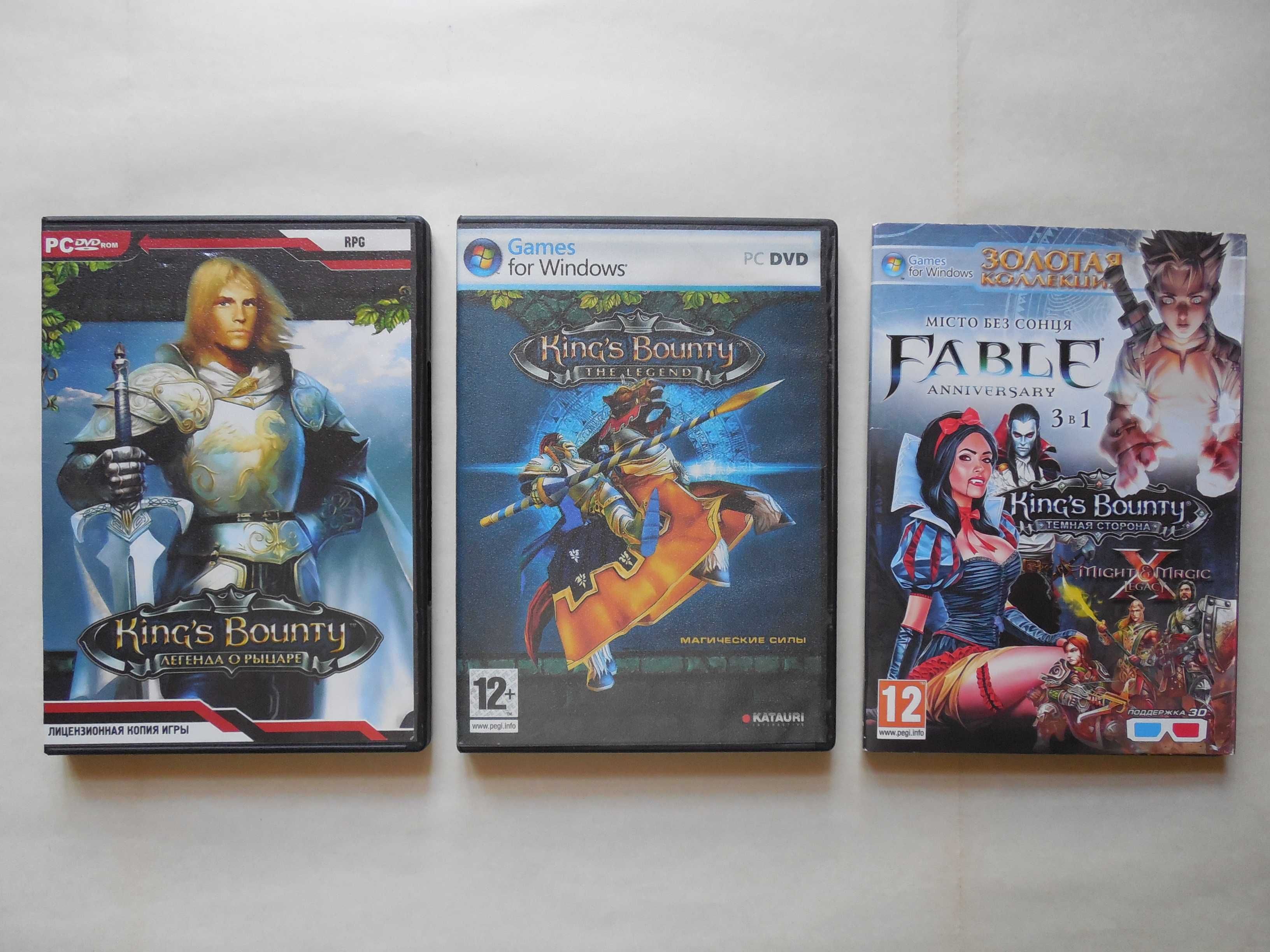 ПК игры. 10 шт. Castlevania, Kings Bounty, Sacred, Dragon Age и др