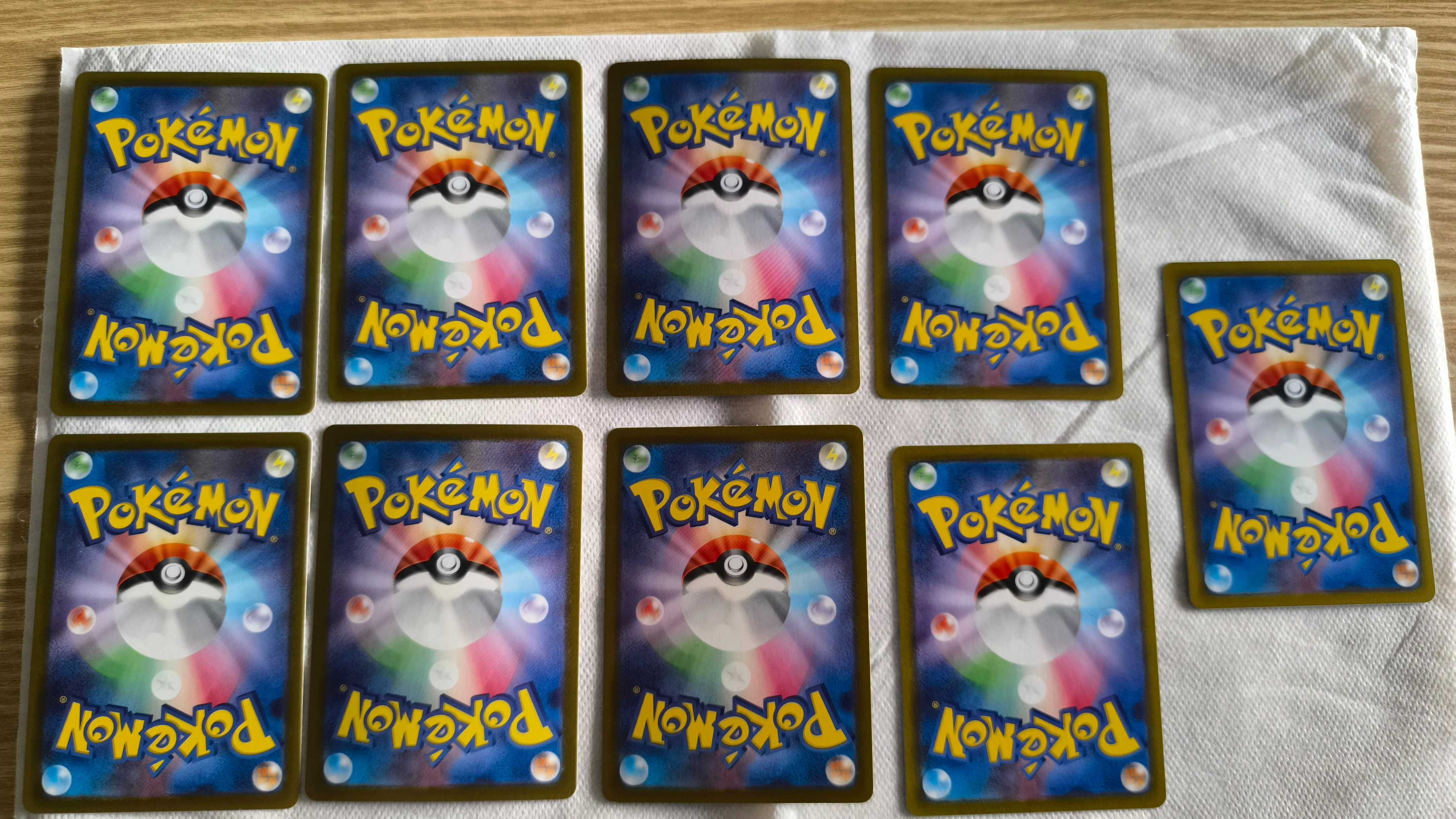 Cartas Pokemon japonesas Eevee e todas as Eeveelutions