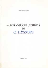 A bibliografia jurídica de O Hyssope-Alfredo Ary dos Santos