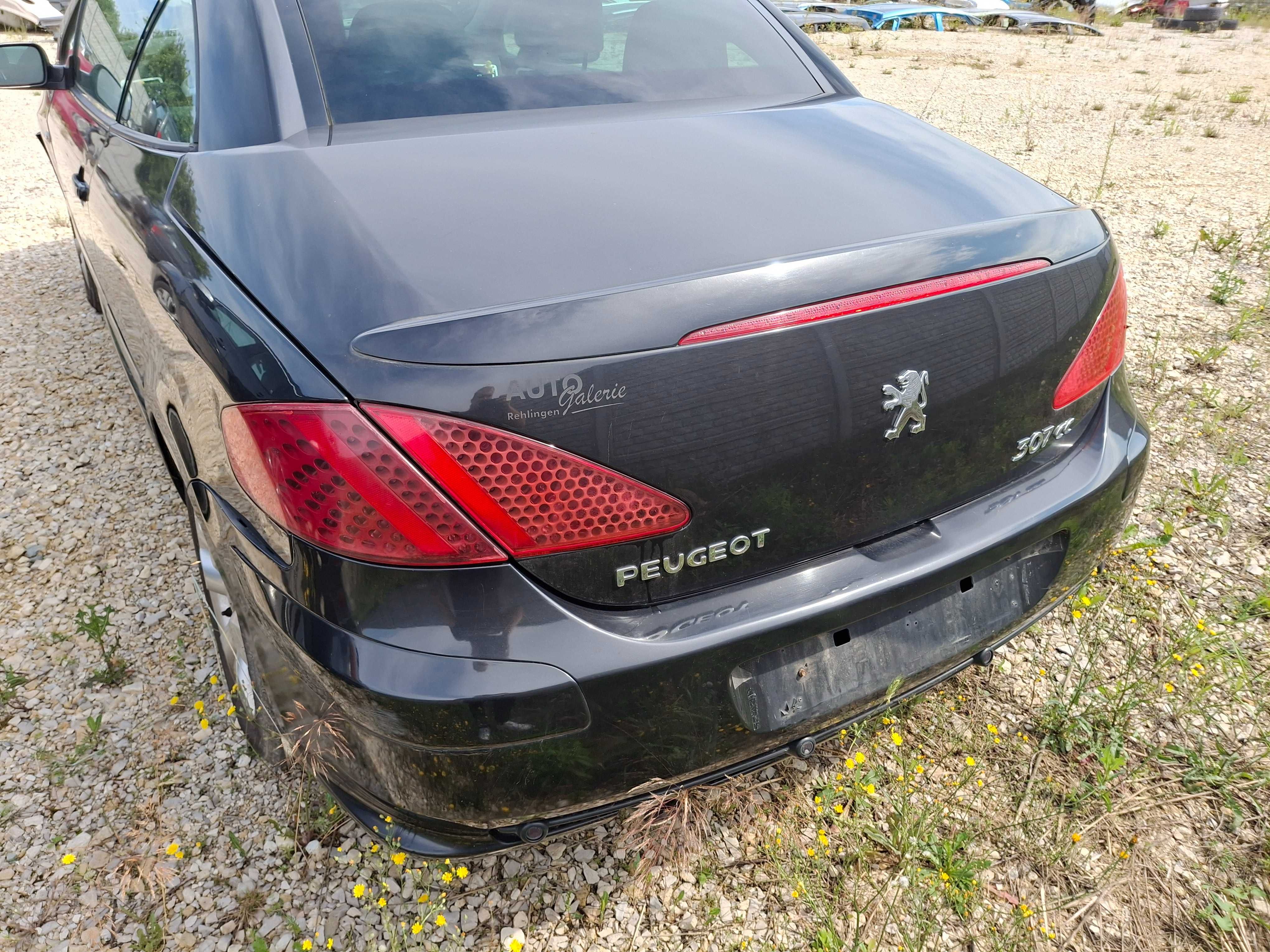 peugeot 307 cc maska błotnik felgi dach skrzynia zderzak lampa