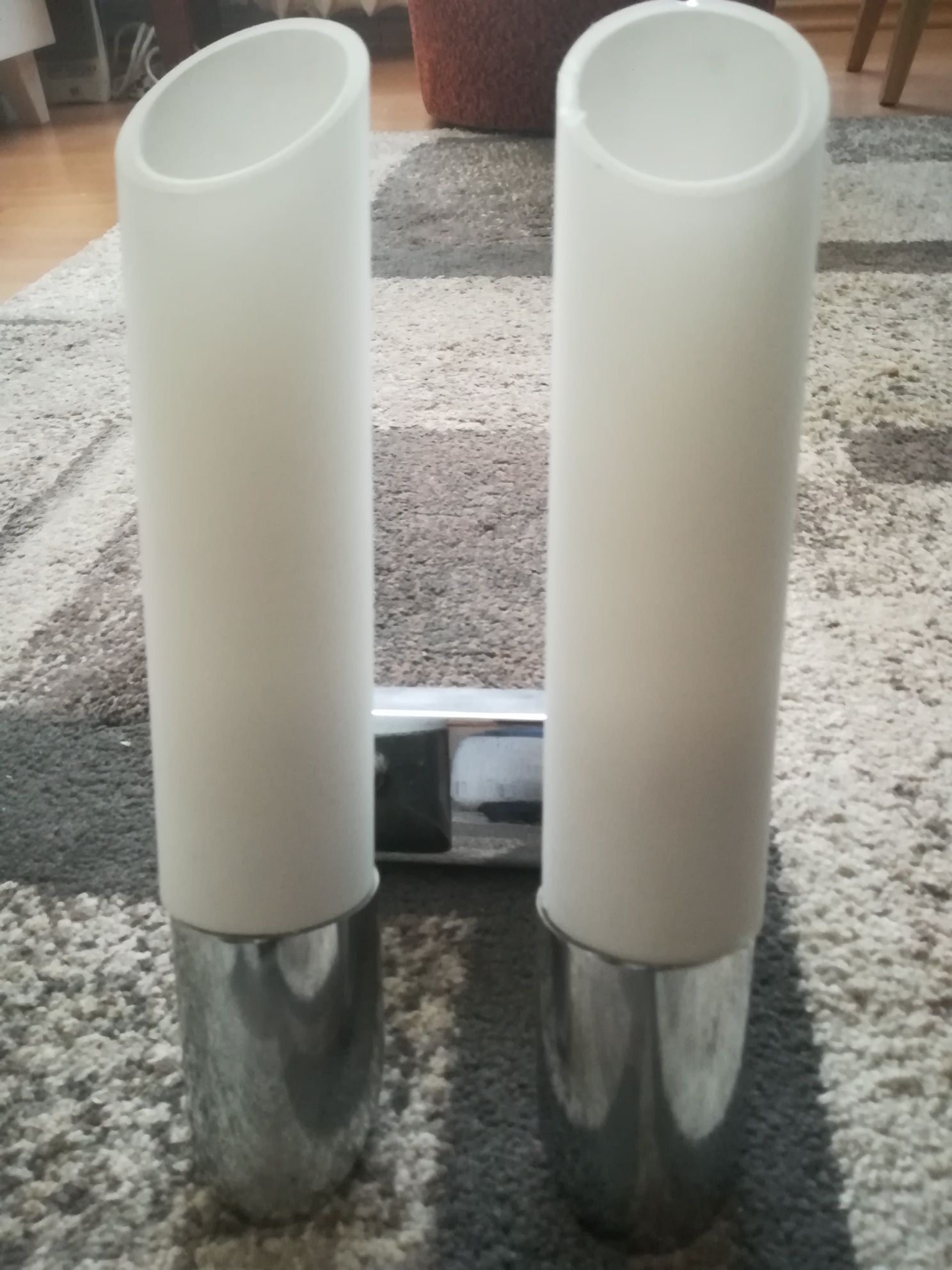 Lampa kinkiet Podwójnyz z kloszami