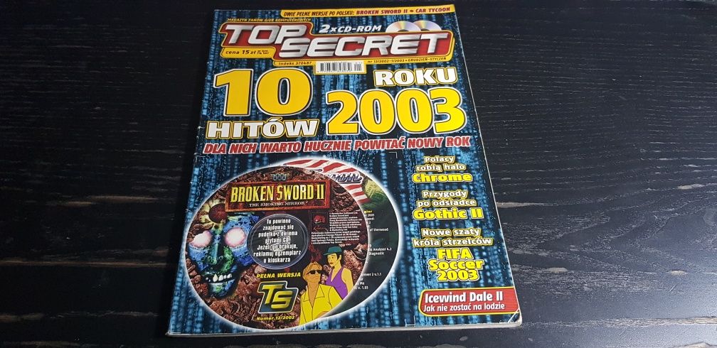 Czasopismo Top Secret rok 1996 plus ekstrasy