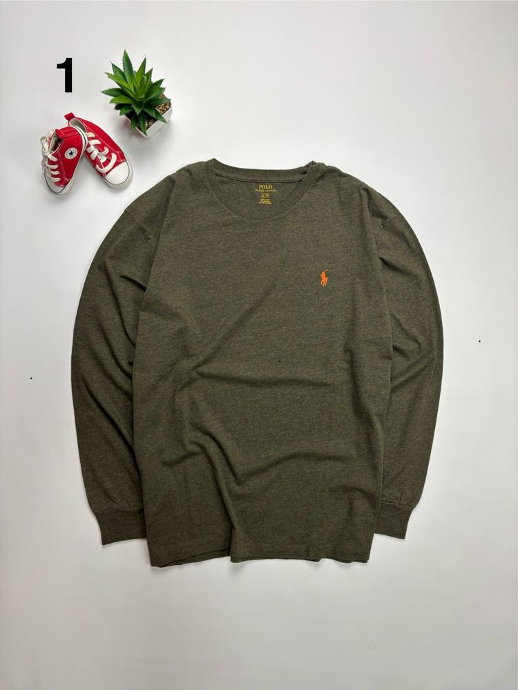 Лонгслиф футболка кофта Polo Ralph Lauren originals оригинал size L