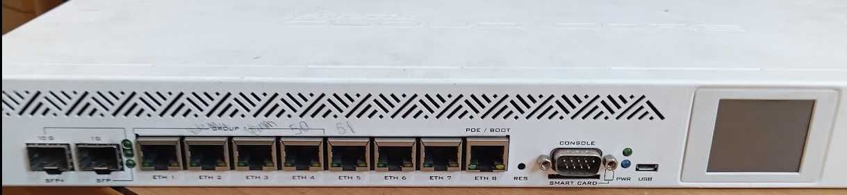 Маршрутизатор MikroTik CCR1009-8G-1S-1S+