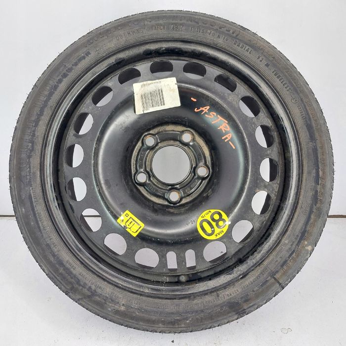 Koło dojazdowe Dojazdówka 16 5x110 Opel Astra H 115/70R16 (B2175)