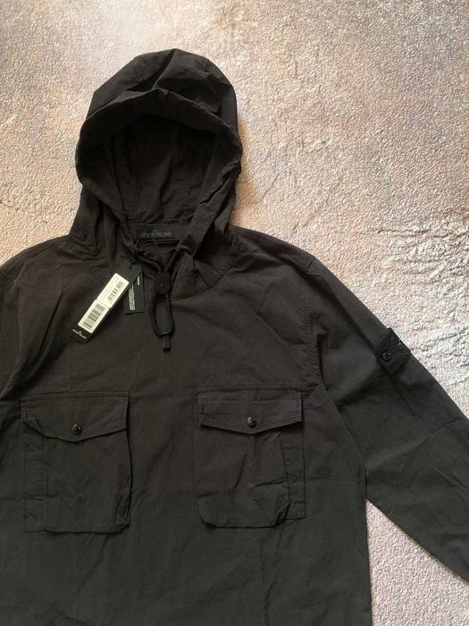 Анорак Stone Island Ghost Cotton Nylon Tela black