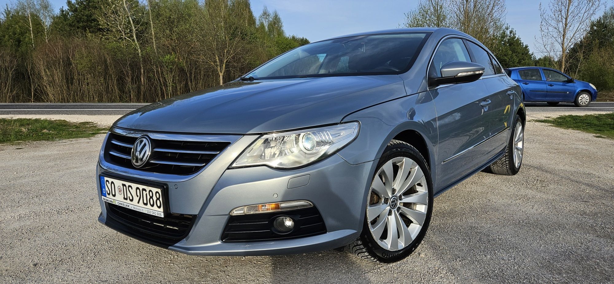VW PASSAT CC 2008 R 2.0 TDI.Automat.Skóry.Navj.Serwis.Niemcy