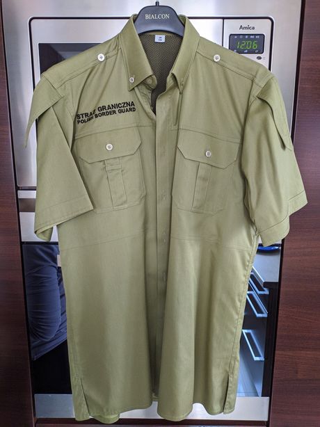 Koszula służbowa SG krótki rękaw, kołnierzyk 38,wzrost 180