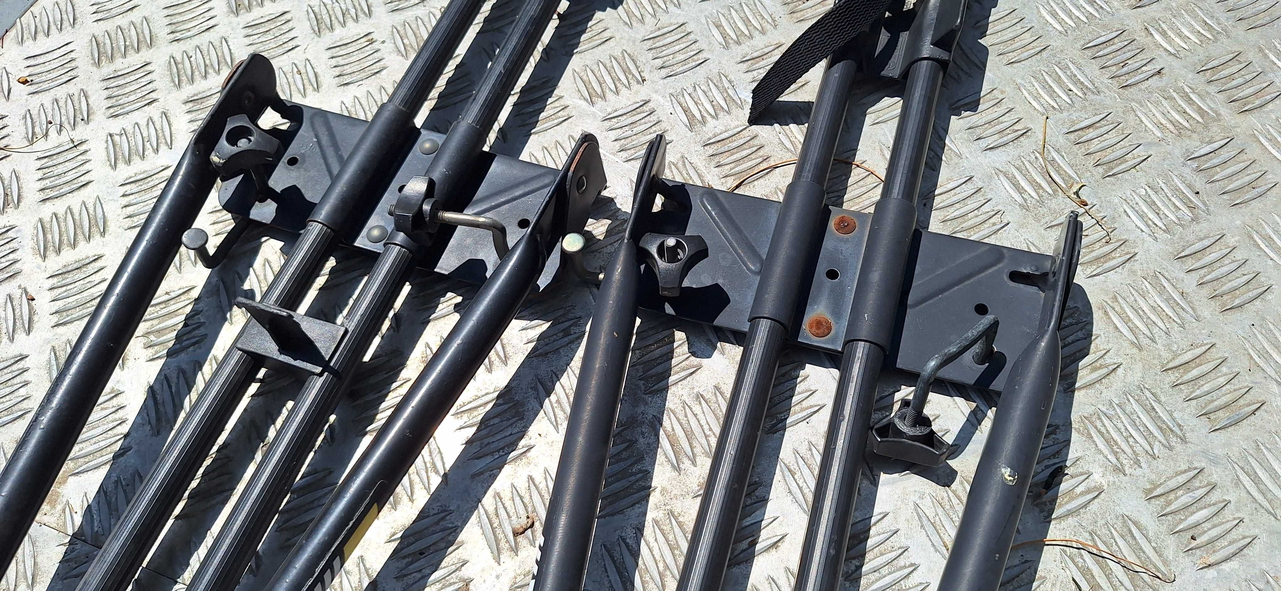 2x THULE bagażnik dachowy na rowery uchwyt rowerowy mocowanie 1050-51