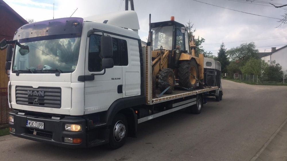 Autolaweta Holowanie Transport Aut Maszyn Busów Traktorów Ciągników !!