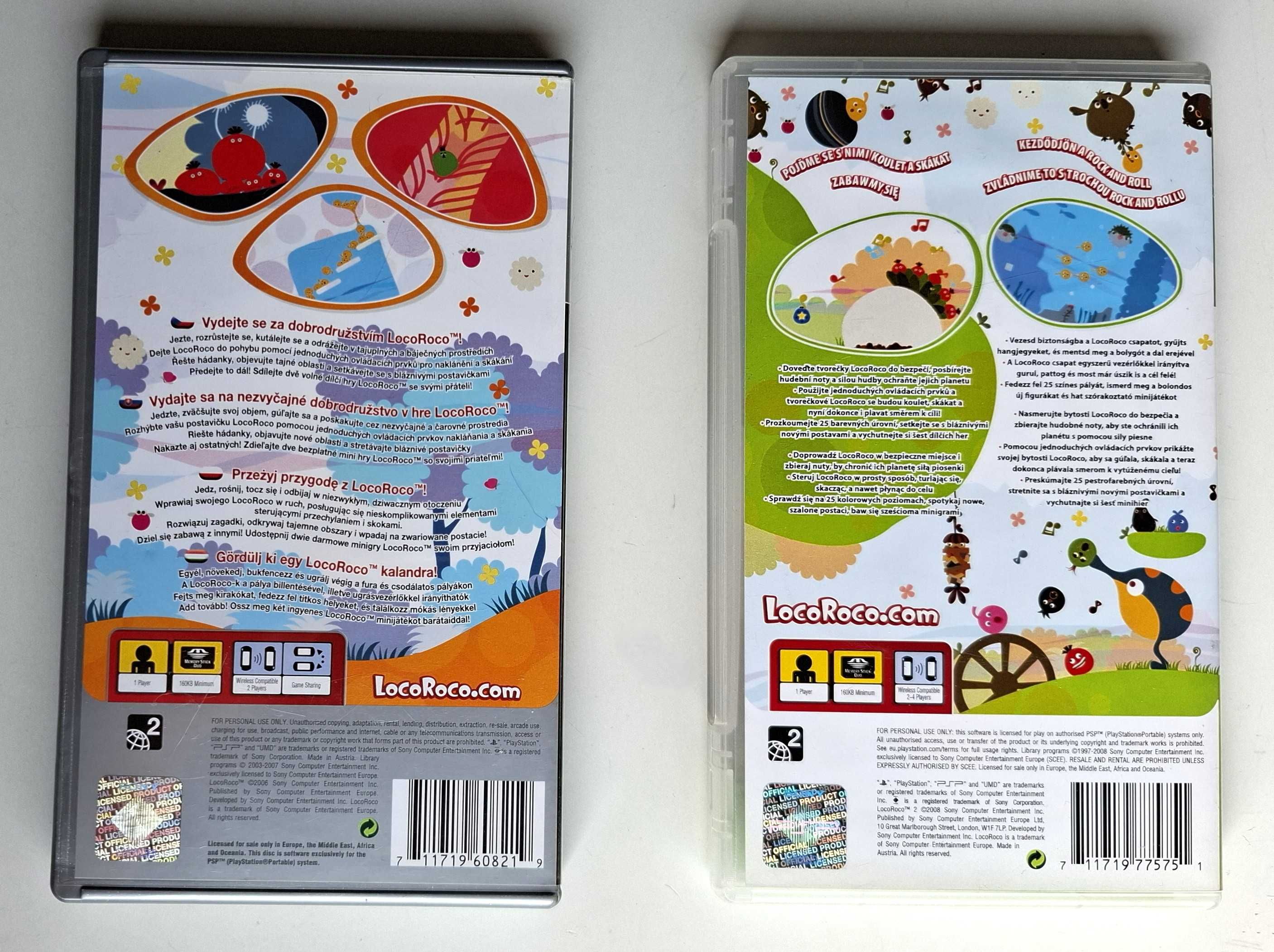 LocoRoco 1 + LocoRoco 2 na PSP