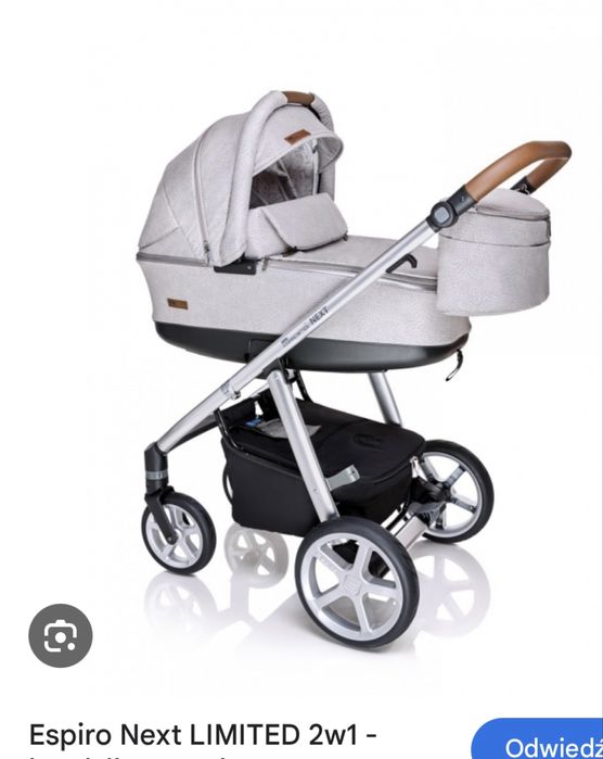 Espiro Next Avenue 2w1 limited edition wozek dzieciecy Grey akcesoria