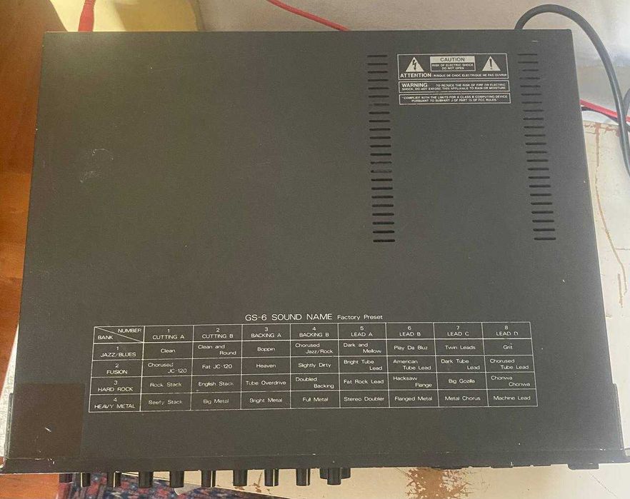 Roland GS-6 rack unit 1989 multi FX + Roland Super Jv - 1080