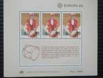 Bloco nº75 Europa-Açores  1985 -Festas do Espírito Santo