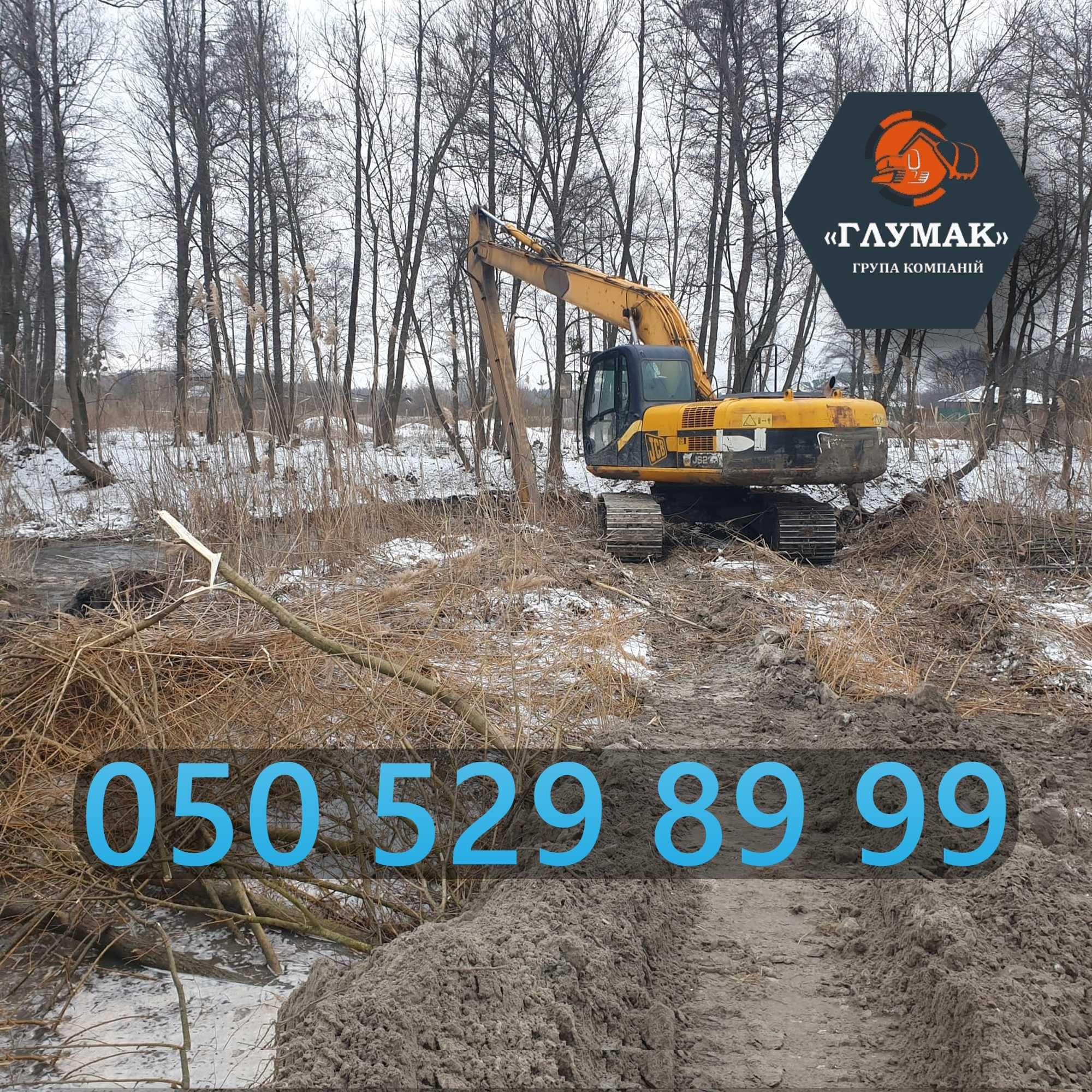 Оренда послуги гусеничний екскаватор послуги Ківш 1.5-2м3 Гідромолот