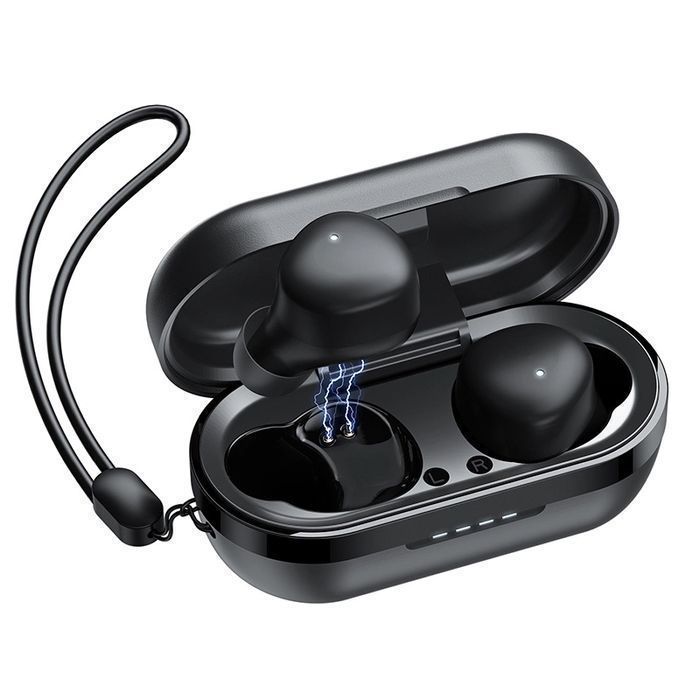 Joyroom bezprzewodowe słuchawki TWS Bluetooth 5.1 300mAh czarny