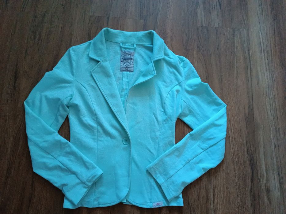 Miętowa marynarka XS S.Oliver.