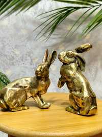 Продам зайцев из бронзы или латуни.Статуэтки,Скульптура.Фигурки бронза