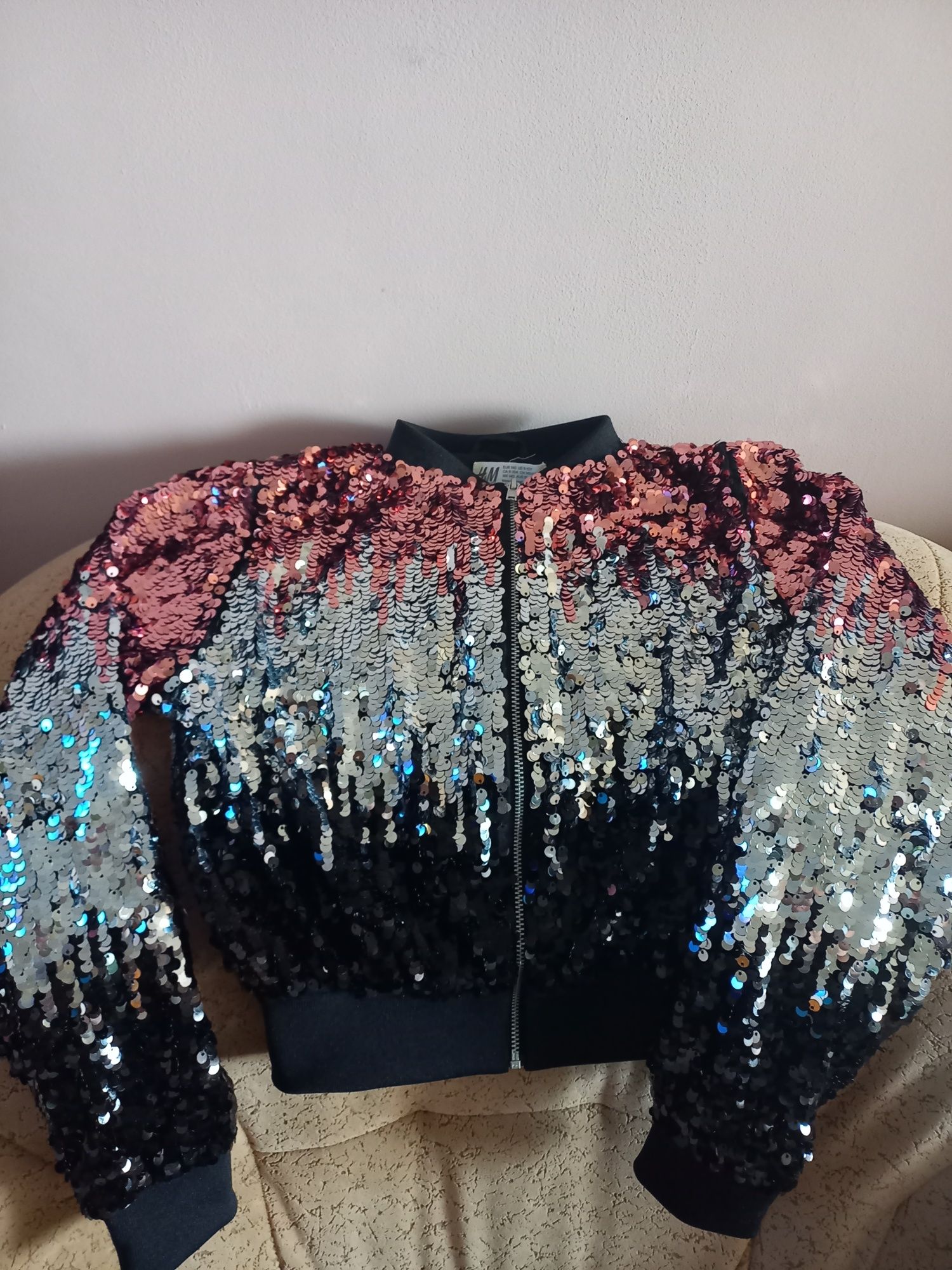 Бомбер, кофта на молнии, H&M