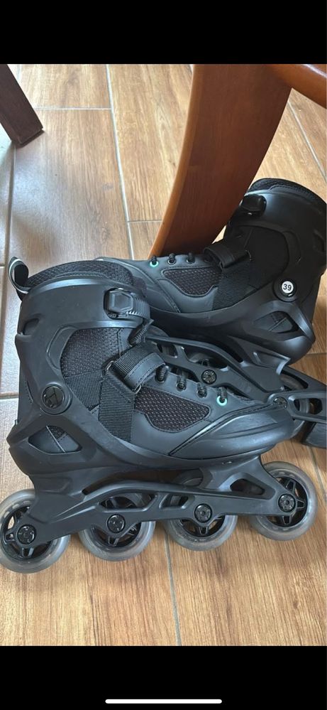 NOWE rolki Oxelo rozmiar 39 + kask i ochraniacze