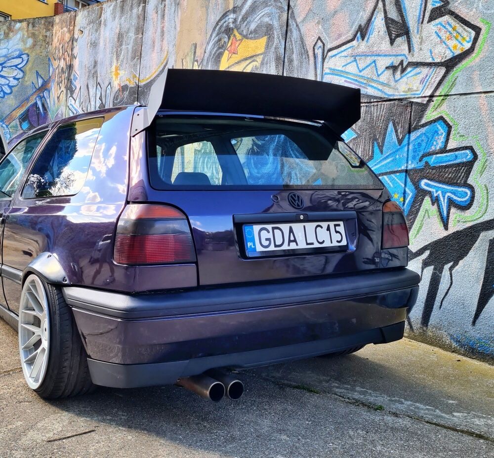 Voomeran spoiler tył golf mk3 II bbs zender cult rarytas votex r32 abf