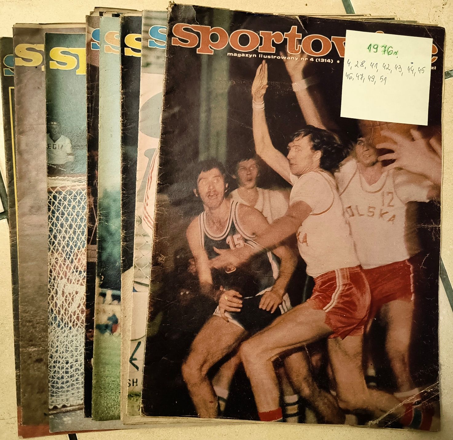 Czasopismo Sportowiec z roku 1976
