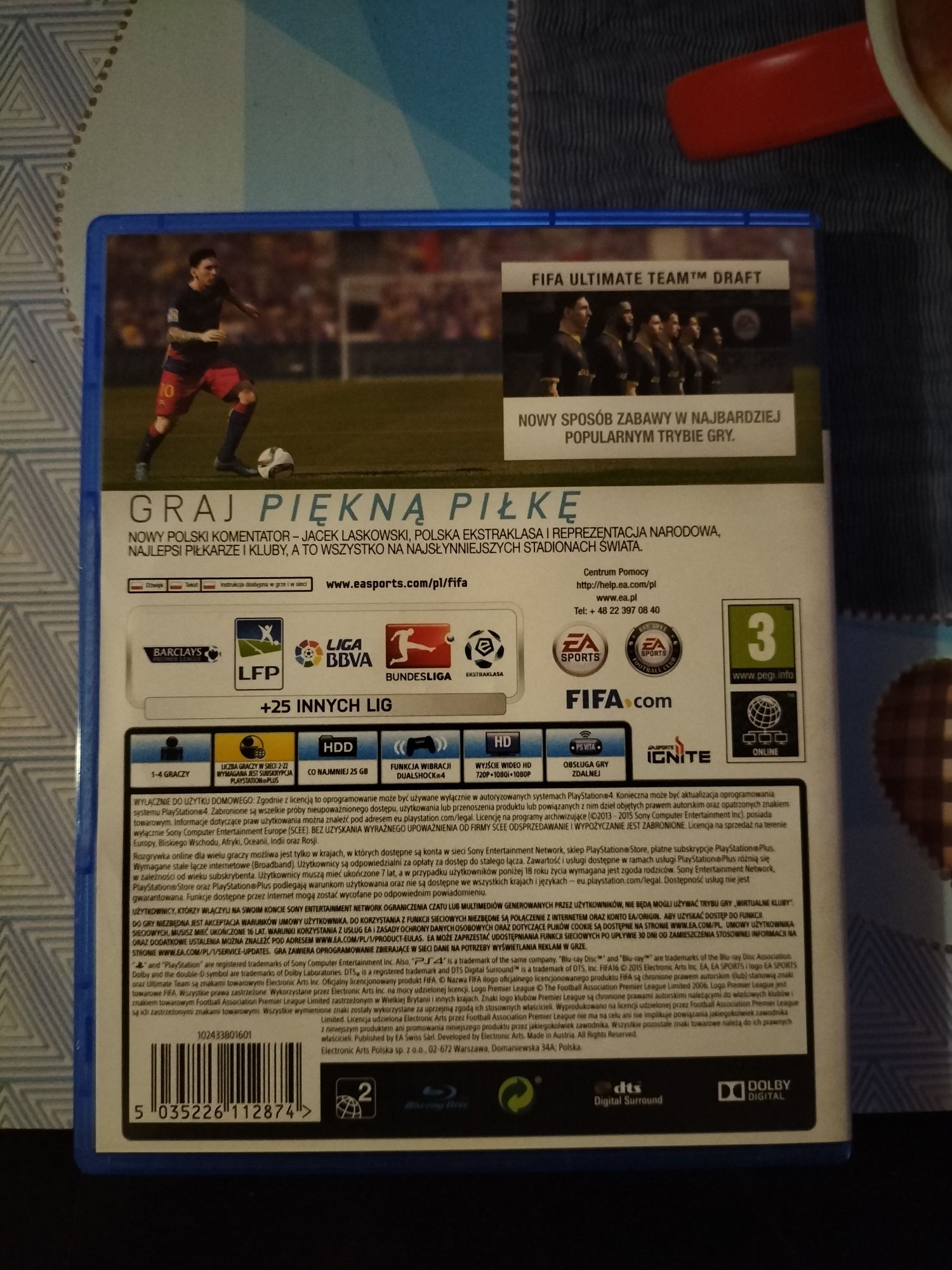 FIFA 16 ps4 pl dubbing