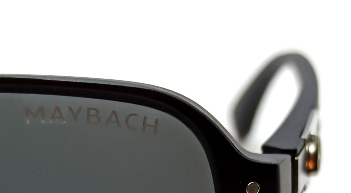 Maybach очки мужские модные чёрные поляризированные матовые