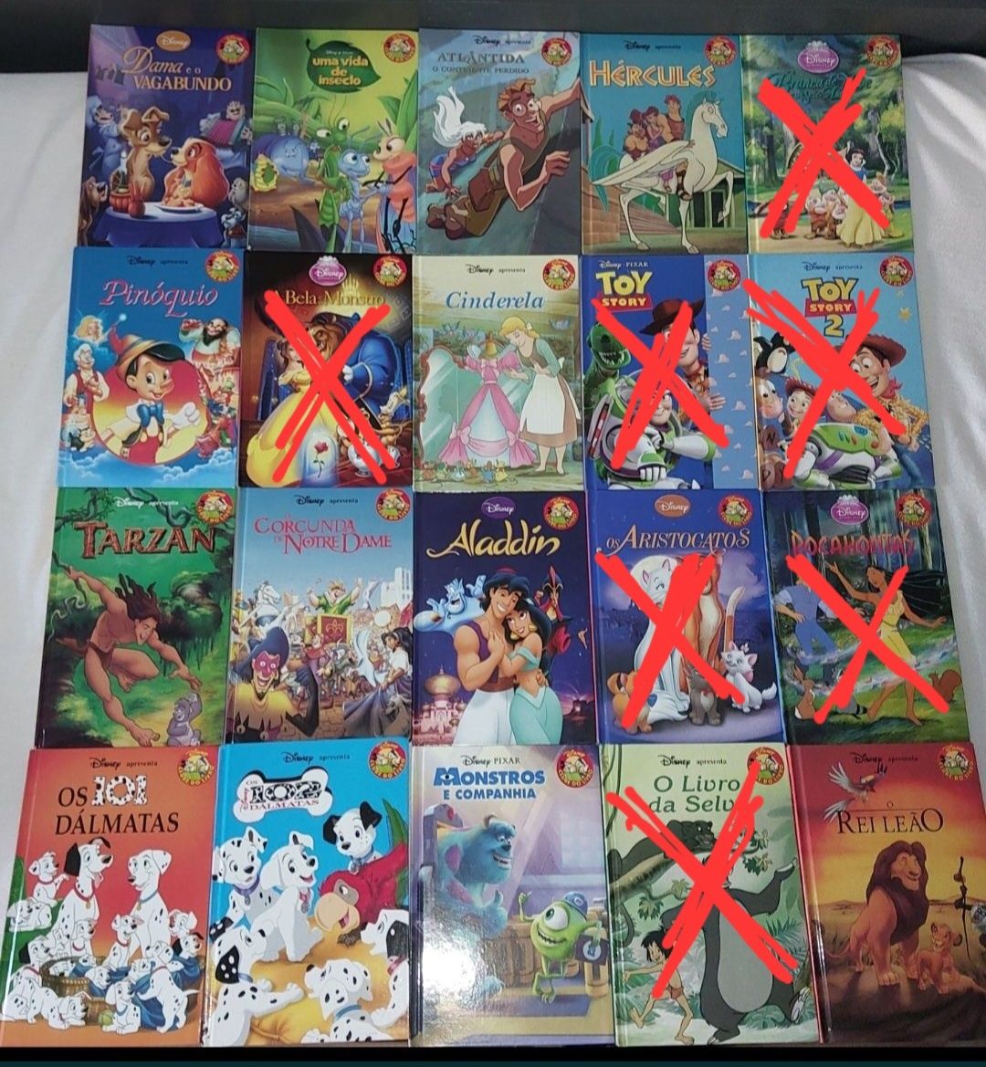 Coleção livros Disney (Clube do livro)