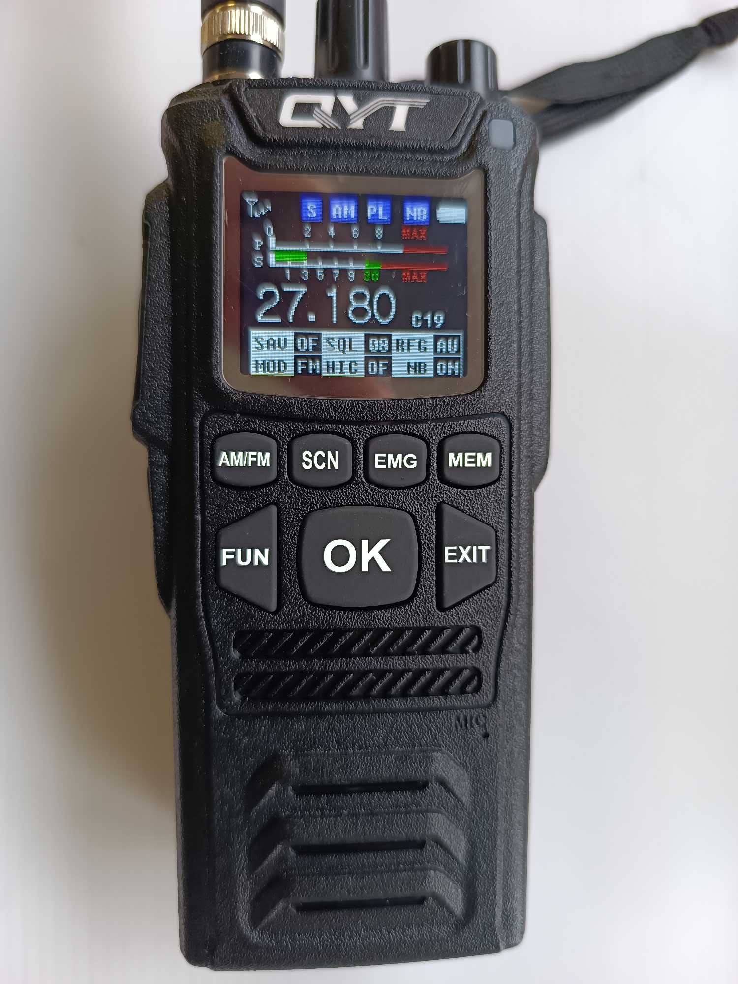 CB Radio QYT CB-58 FM AM  27MHz Ręczne  4100mAh 4W 26.965-27.405MHz